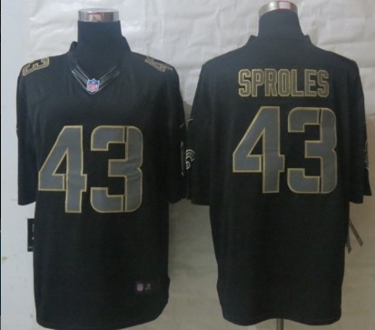NEW NFL New Orleans Saints 43 Darren Sproles Black Jerseys(Impact Limited)