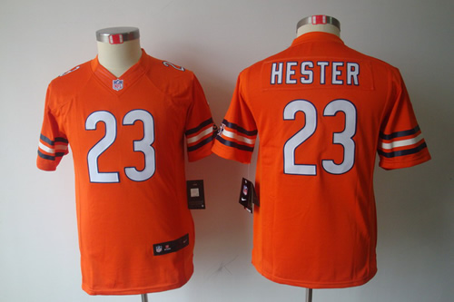 NEW NFL Youth Chicago Bears 23 Devin Hester Orange Jerseys