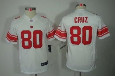 NEW NFL Youth New york Giants 80 Victor Cruz White Jerseys