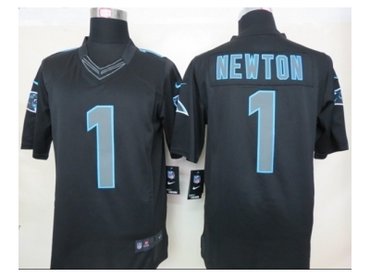 NEW NFL carolina panthers #1 newton black Jerseys(Impact Limited)