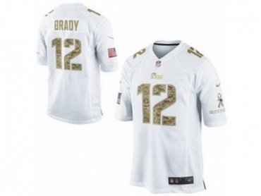 NEW New England Patriots #12 Tom Brady White Jerseys(game USA)