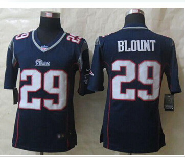 NEW New England Patriots #29 LeGarrette Blount Navy Blue Team Color Stitched NFL Game Jersey