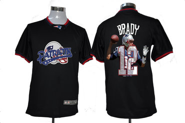 NEW New England Patriots 12 Tom Brady Team ALL-Star Fashion Jerseys