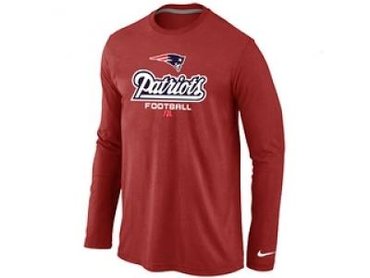 NEW New England Patriots Critical Victory Long Sleeve T-Shirt RED