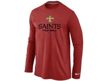 NEW New Orleans Sains Critical Victory Long Sleeve T-Shirt RED