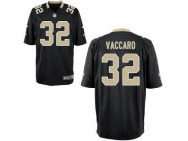 NEW New Orleans Saints #32 Kenny Vaccaro Black Jerseys(Game)