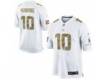 NEW New York Giants #10 Eli Manning White Jerseys(game USA)