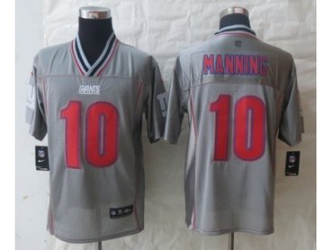 NEW New York Giants #10 Manning Grey Jerseys(Vapor Elite)