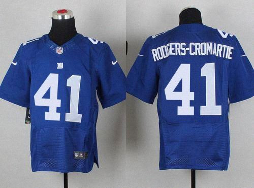 NEW New York Giants #41 Dominique Rodgers-Cromartie Royal Blue Team Color Men's Stitched NFL Elite Jersey