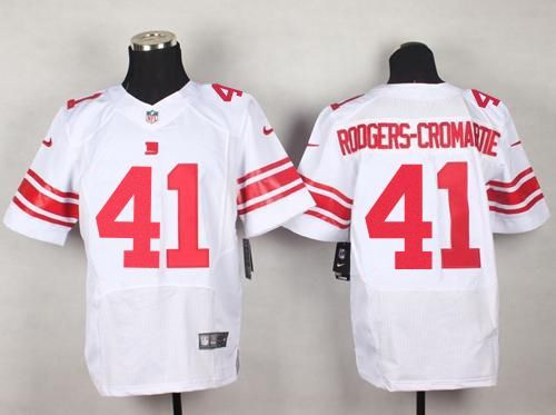 NEW New York Giants #41 Dominique Rodgers-Cromartie White Men's Stitched NFL Elite Jersey