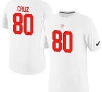 NEW New York Giants #80 Victor Cruz Pride Name & Number T-Shirt White