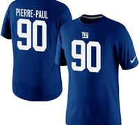 NEW New York Giants #90 Jason Pierre-Paul Pride Name & Number T-Shirt Blue