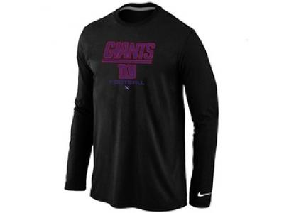 NEW New York Giants Critical Victory Long Sleeve T-Shirt Black