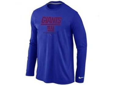 NEW New York Giants Critical Victory Long Sleeve T-Shirt Blue