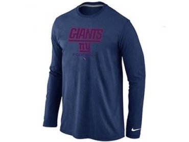 NEW New York Giants Critical Victory Long Sleeve T-Shirt D.Blue