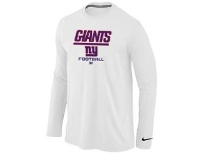 NEW New York Giants Critical Victory Long Sleeve T-Shirt White
