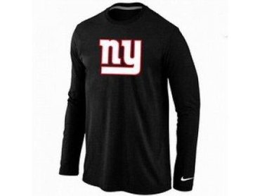 NEW New York Giants Logo Long Sleeve T-Shirt black