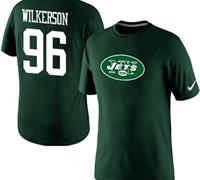 NEW New York Jets #96 Muhammad Wilkerson Name & Number NFL T-Shirt Green