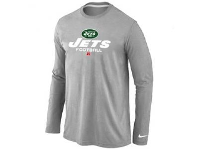 NEW New York Jets Critical Victory Long Sleeve T-Shirt Grey