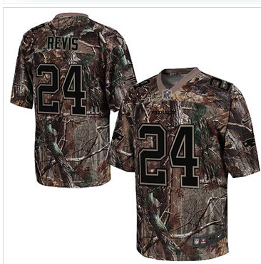 NEW Patriots #24 Darrelle Revis Camo NFL Realtree Elite Jersey