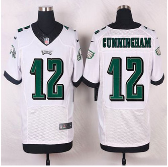 NEW Philadelphia Eagles #12 Randall Cunningham White Men's Stitched NFL New Elite Jersey