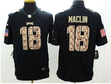 NEW Philadelphia Eagles #18 Jeremy Maclin Black NFL Limited Salute to Service Jersey