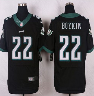 NEW Philadelphia Eagles #22 Brandon Boykin Black Alternate Men's Stitched NFL New Elite Jersey