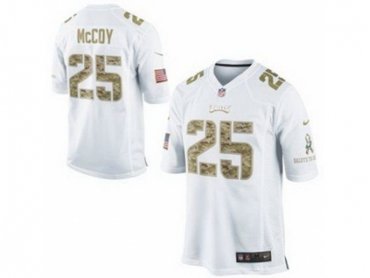 NEW Philadelphia Eagles #25 LeSean McCoy White Jerseys(game USA)