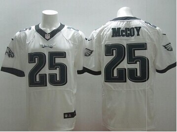 NEW Philadelphia Eagles #25 LeSean McCoy White NFL New Elite Jersey