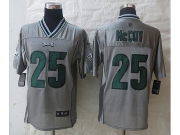 NEW Philadelphia Eagles #25 McCoy Grey Jerseys(Vapor Elite)
