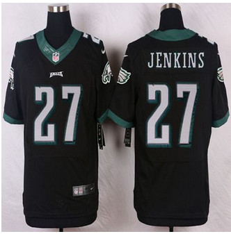 NEW Philadelphia Eagles #27 Malcolm Jenkins Black Alternate Men's Stitched NFL Elite Jersey