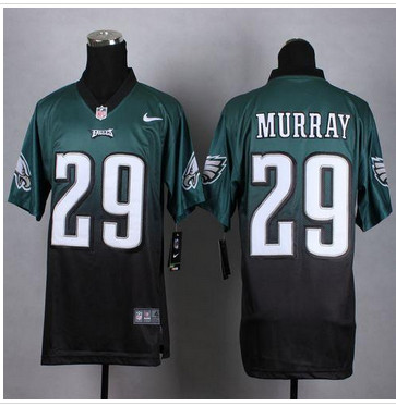 NEW Philadelphia Eagles #29 DeMarco Murray Midnight Green Black Men's Stitched NFL Elite Fadeaway Fashion Jersey