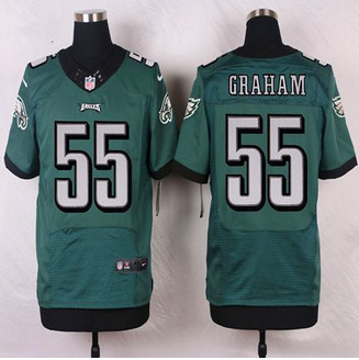 NEW Philadelphia Eagles #55 Brandon Graham Midnight Green Team Color Men's Stitched NFL New Elite Jersey