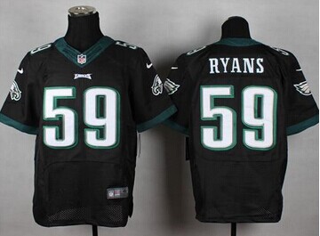 NEW Philadelphia Eagles #59 DeMeco Ryans Black Alternate NFL New Elite Jersey