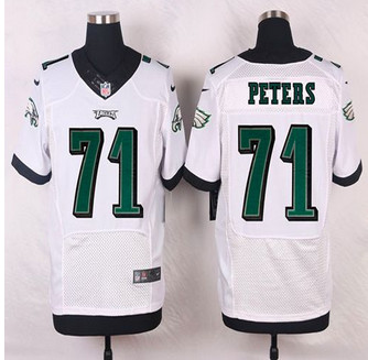 NEW Philadelphia Eagles #71 Jason Peters White Men's Stitched NFL Elite Jersey