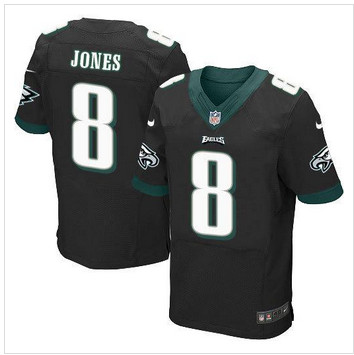 NEW Philadelphia Eagles #8 Donnie Jones Black Alternate Men's Stitched NFL New Elite Jersey