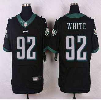 NEW Philadelphia Eagles #92 Reggie White Black Alternate Men's Stitched NFL New Elite Jersey