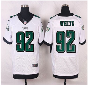 NEW Philadelphia Eagles #92 Reggie White White Men's Stitched NFL New Elite Jersey
