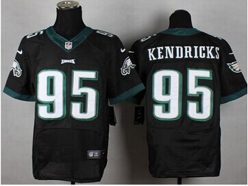 NEW Philadelphia Eagles #95 Mychal Kendricks Black Alternate NFL New Elite jersey