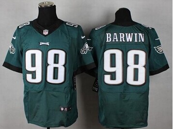 NEW Philadelphia Eagles #98 Connor Barwin Midnight Green Team Color NFL New Elite Jersey