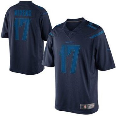 NEW Philip Rivers San Diego Chargers Drenched Limited Jerseys(Navy Blue)