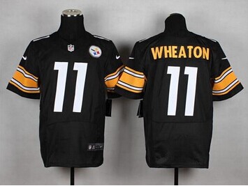 NEW Pittsburgh Steelers #11 Markus Wheaton Black Team Color NFL Elite Jersey