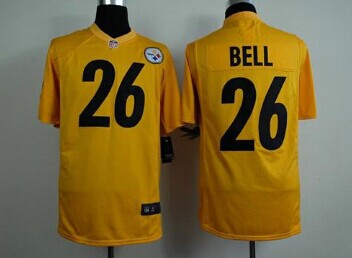 NEW Pittsburgh Steelers #26 Le'Veon Bell Gold NFL Game Jersey