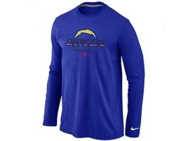 NEW San Diego Charger Critical Victory Long Sleeve T-Shirt Blue