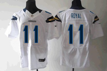 NEW San Diego Chargers #11 Eddie Royal White NFL Elite Jerseys