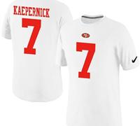 NEW San Francisco 49ers #7 Kaepernick Pride Name & Number NFL T-Shirt White