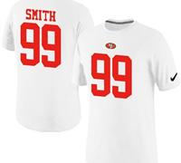 NEW San Francisco 49ers #99 Aldon Smith Pride Name & Number NFL T-Shirt White
