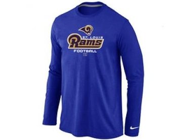 NEW St.Louis Rams Critical Victory Long Sleeve T-Shirt Blue