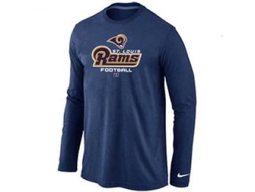 NEW St.Louis Rams Critical Victory Long Sleeve T-Shirt D.Blue