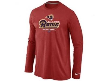 NEW St.Louis Rams Critical Victory Long Sleeve T-Shirt RED